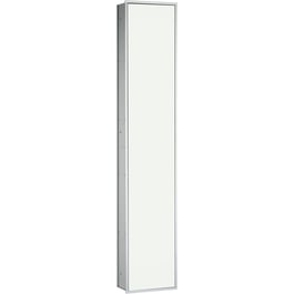 Kast Module 24 Emco Asis inbouw kast module Aluminium/Wit - Saniweb.be