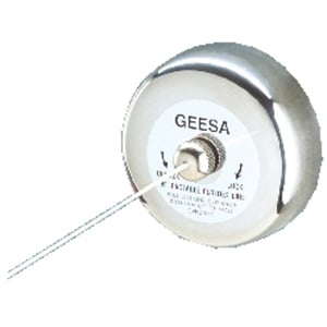 Geesa Serie 100 waslijntje 235 cm. Chroom