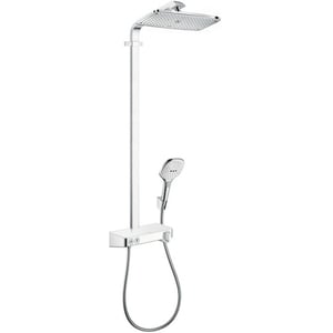 Hansgrohe Raindance E 360 1jet ShowerTablet Showerpipe Wit-Chroom