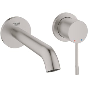 Grohe Essence New 2-gats wastafelkraan Supersteel