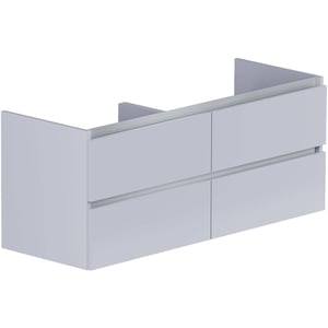 Thebalux Ceramic Line Wastafelonderkast 120x45x50 cm Wit Glans