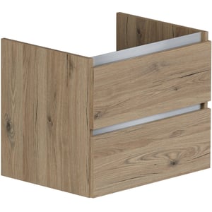 Thebalux Ceramic Line Wastafelonderkast 60x45x50 cm Natural Oak