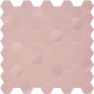 Mozaïek Terratinta Betonstil 31,6x31,6x0,4 cm Hexa Rosy Blush 10ST