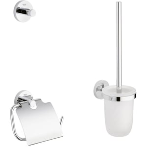 Grohe Essentials toilet accessoireset 3-in-1 Chroom