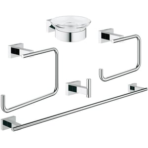 Grohe Essentials Cube accessoireset 5-in-1 Chroom