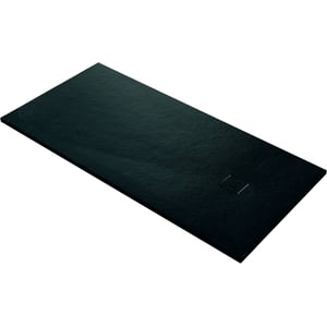 Acquabella Base Douchevloer Slate 90x100x3 cm Negro