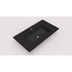 Ben Avira A1 wastafel Akron 80,3x45x1,3cm negro (zwart)
