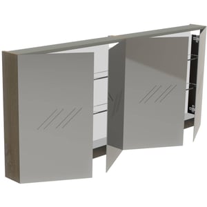 Thebalux Basic Spiegelkast 70x160x13,5 cm Nebraska Eiken
