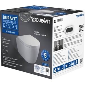 Duravit Me By Starck combipack toiletset compact Rimless wit