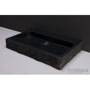 Forzalaqua Palermo wastafel 80,5x51,5x9cm Graniet gekapt