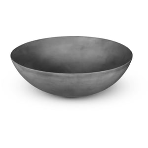 Looox Ceramic Raw Waskom Ø 40 cm Dark Grey
