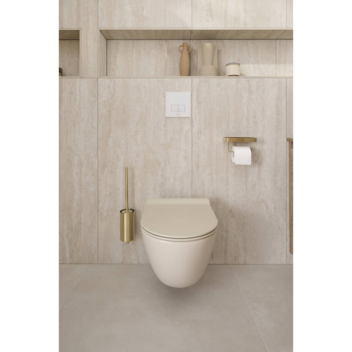 Ben Segno 2.0 Wand-WC mit WC-Sitz XtraGlaze+ Free Flush Beige