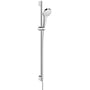 Hansgrohe Croma Select S Multi glijstangset 90cm Wit-Chroom