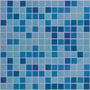 Mozaïek Tebe Vital Naturkeramik 30x30 cm Glass Mosaic Blue Mix Gme-21 1 ST