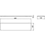 Technische tekening, Emco Glasdeel Voor S 1410, 141000091