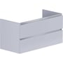 Thebalux Ceramic Line Wastafelonderkast 100x45x50 cm Wit Glans