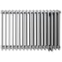 Vasco Tulipa Horizontaal TH2 radiator as=0212 70x162cm 2686W Zwart Januari
