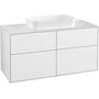 Villeroy & Boch Finion Wastafelonderkast 120x50,1x60,3 cm Glossy White Lacquer
