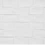 Wandtegel Terratinta Betonbrick 15x7,5x0,8 cm White 0,5M2