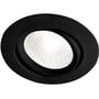 Ben Oval inbouwspot LED 8,2x4,2 cm Zwart