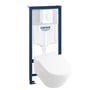 Villeroy & Boch Subway 2.0 Direct Flush Compact / Grohe Rapid SL Complete toiletset