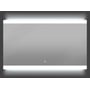 Thebalux Touch LED spiegel 140x60x3,5 cm Alu frame