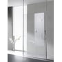 Kermi Walk-in Shower Free xs Inloopdouche 120x200cm Mat zilver/Helder glas