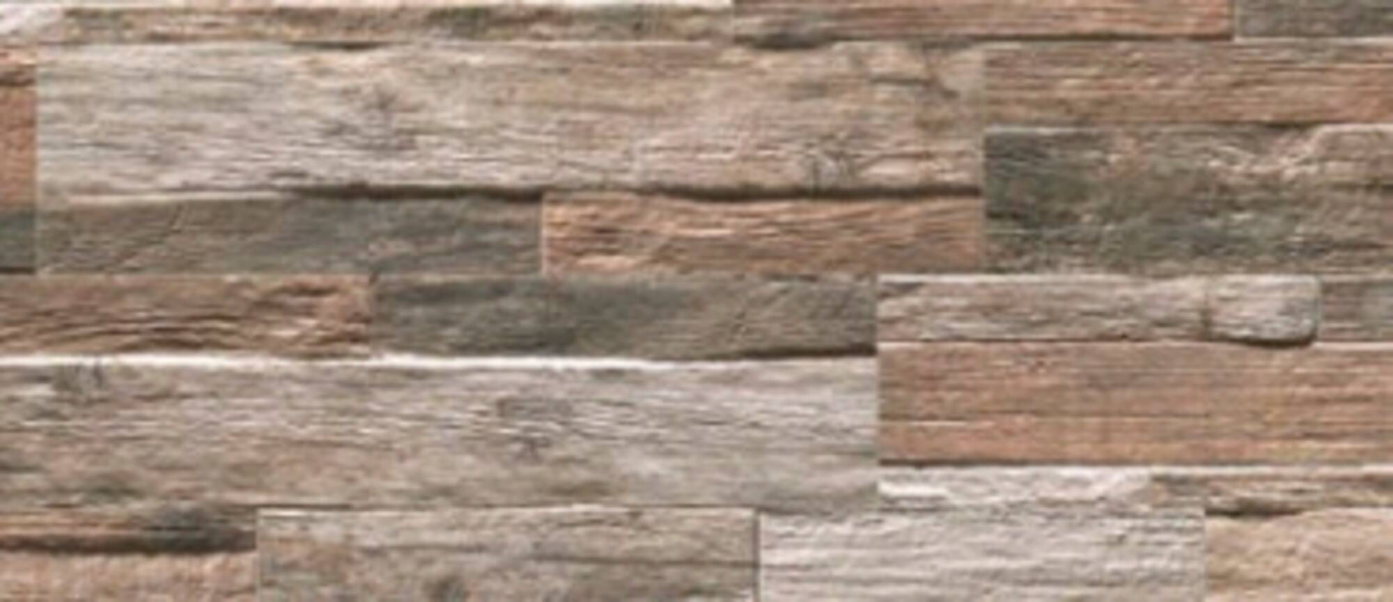 Wandtegel Sichenia Pavé Wall Wood 11x45x1,05 cm Bruin 1,18M2