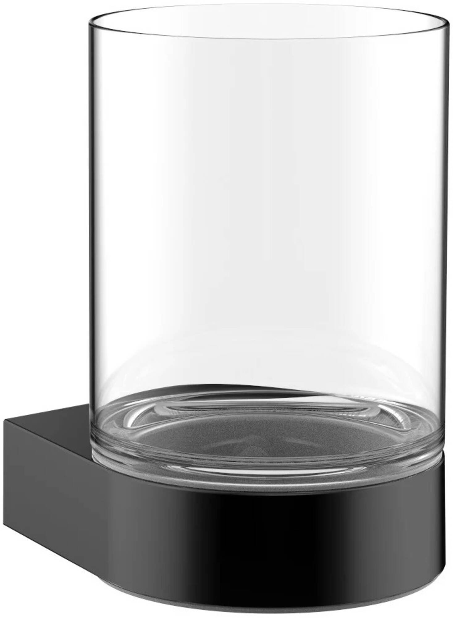 Emco Flow Glashouder met inzet 7x9x10,7 cm Zwart