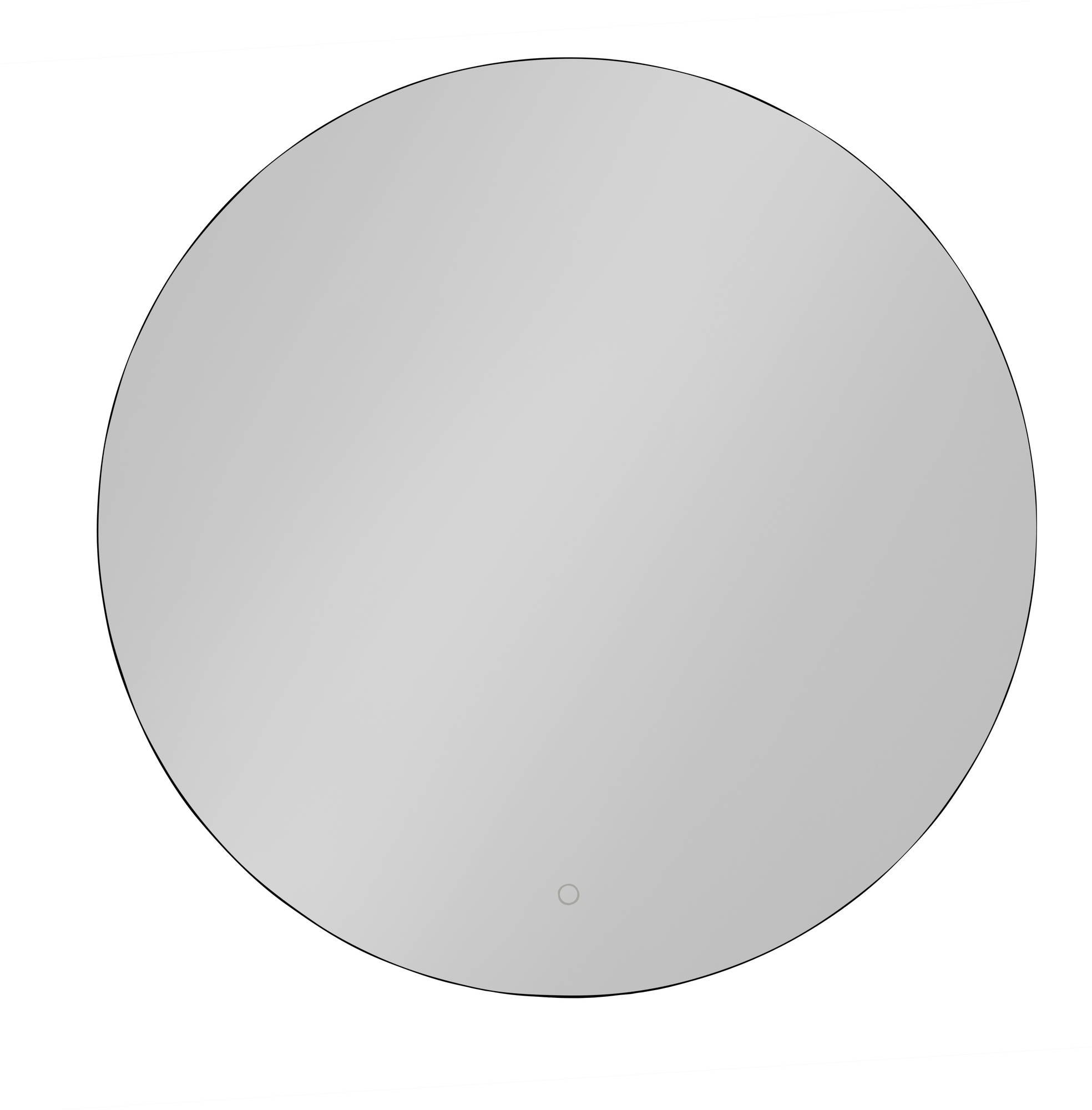 Saqu Circular ronde spiegel met LED verlichting en anti-condens Ø100cm