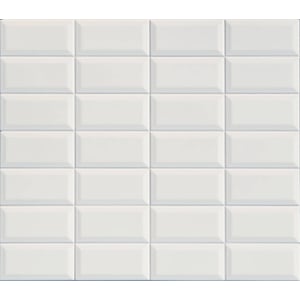 Wandtegel Terratinta Betonbrick 15x7,5x0,8 cm Diamond White 0,5M2