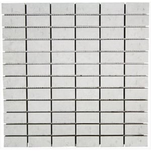Mozaïek Terratinta Betontech 30x30x1,05 cm White 11ST