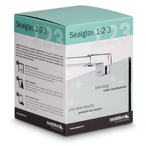 Sealskin Sealglas 1-2-3 antikalk verzorgingspakket voor douche- en badwanden