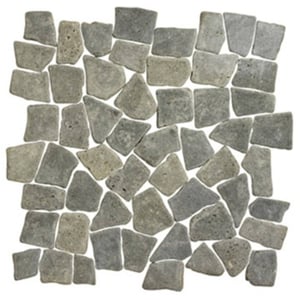 Vloertegel Terre d'Azur Stone Palladiana 30x30x1,2 cm Lava 1M2