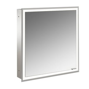 Emco Asis Prime inbouw spiegelkast met led verlichting 63x73 cm