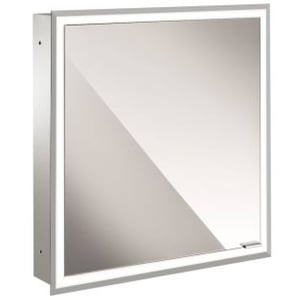 Emco Asis Prime inbouwspiegelkast 630x730 mm met led witglas