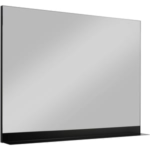Ben Fossano spiegelpaneel met planchet 80x75cm mat zwart