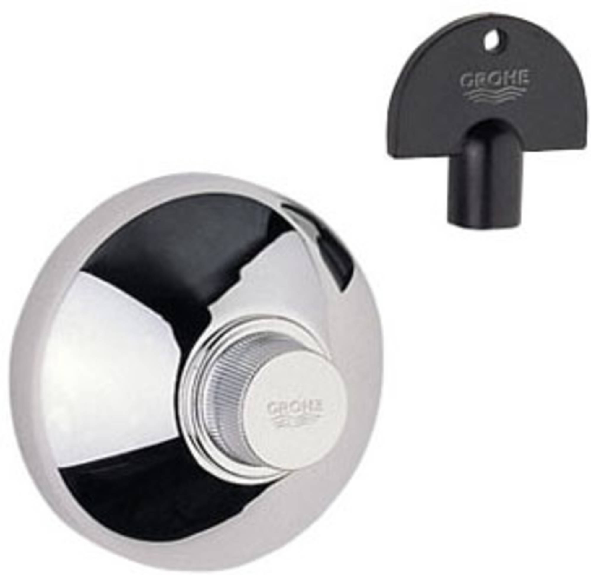 Grohe stopkraan opbouw deel kort met steeksleutel