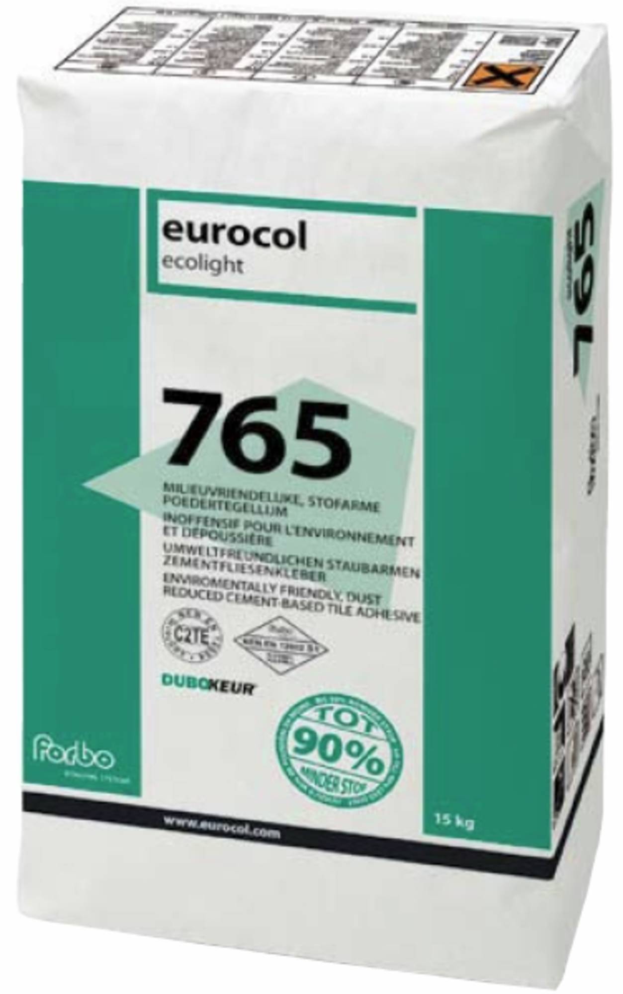 Eurocol 765 Ecolight poedertegellijm zak à 15kg