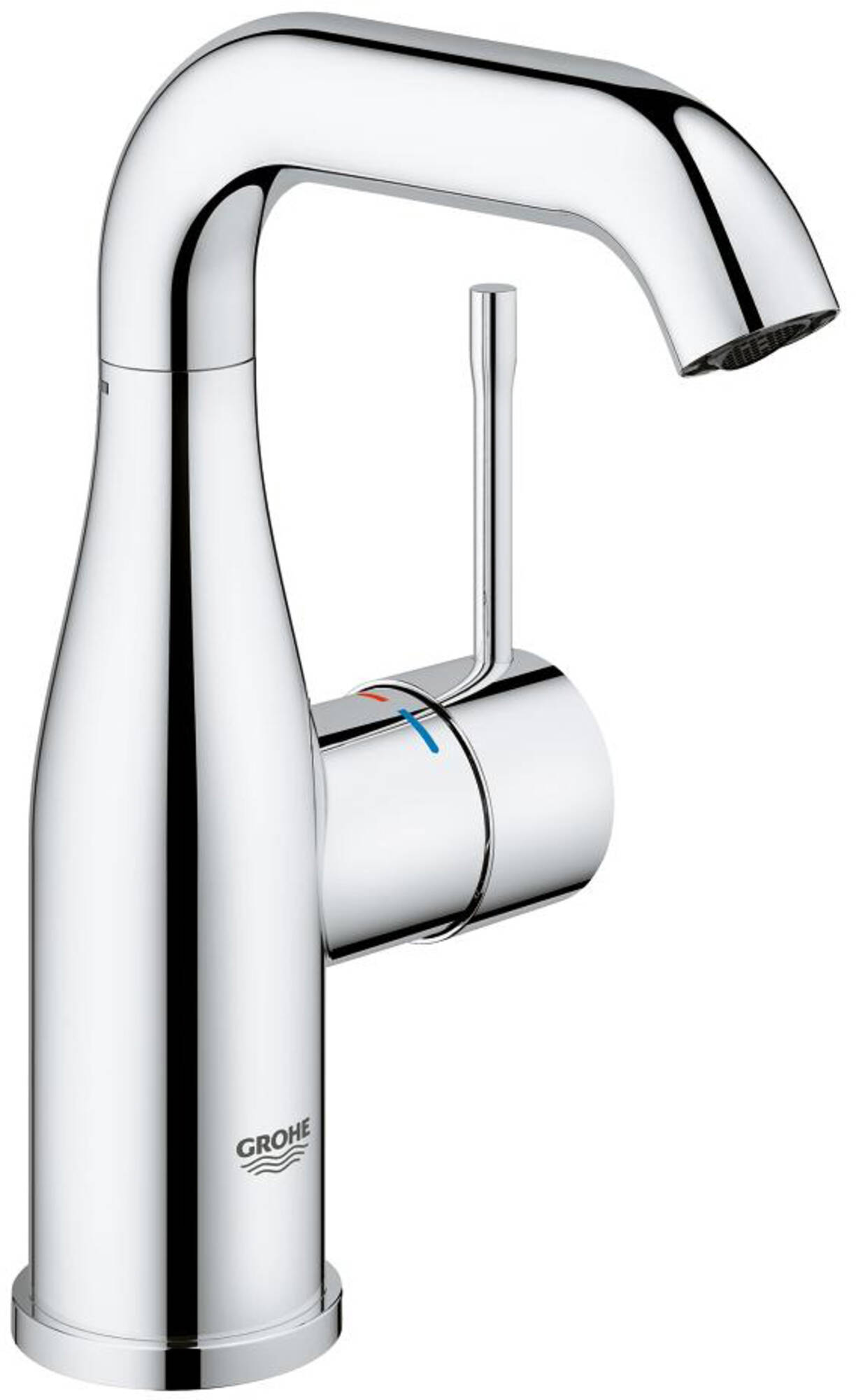 Grohe Essence M-Size Wastafelmengkraan Push-Open Chroom