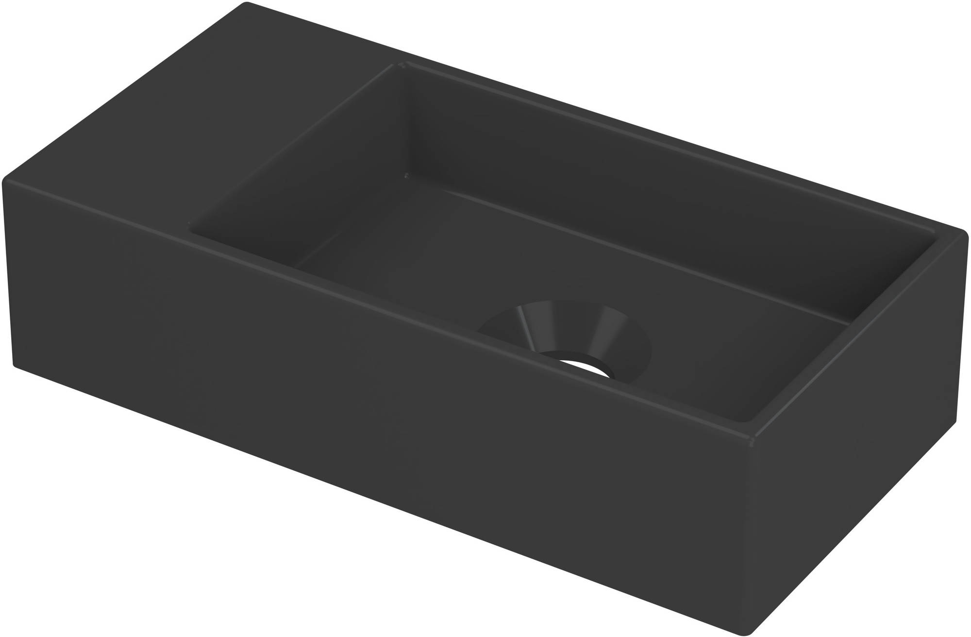 Saqu Carpo Fontein 36x18x9 cm Mat Zwart
