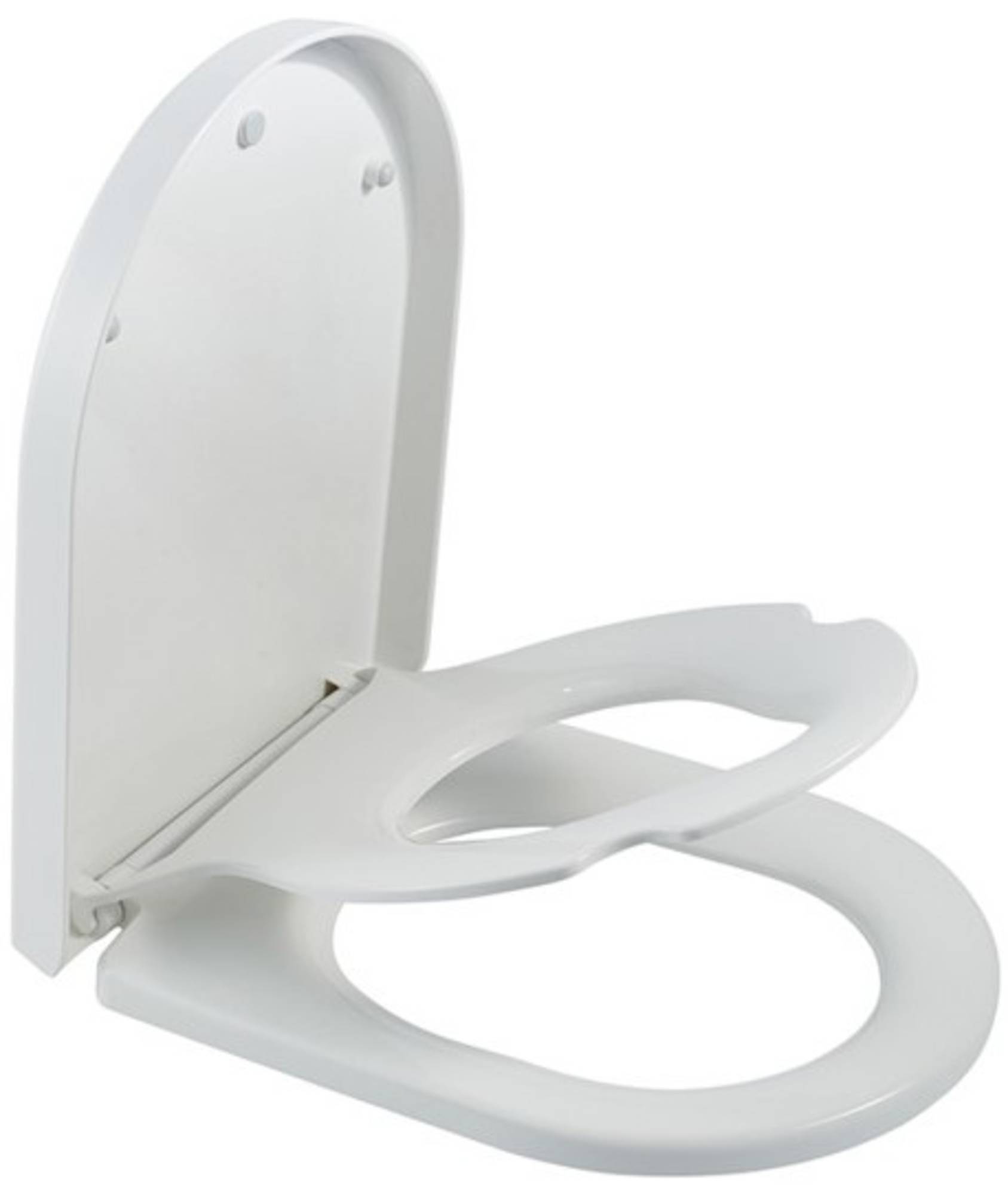 Saqu Tweedekans Touch Double toiletbril met softclose en quick release 37 1x44 4x4 8cm Wit 04591