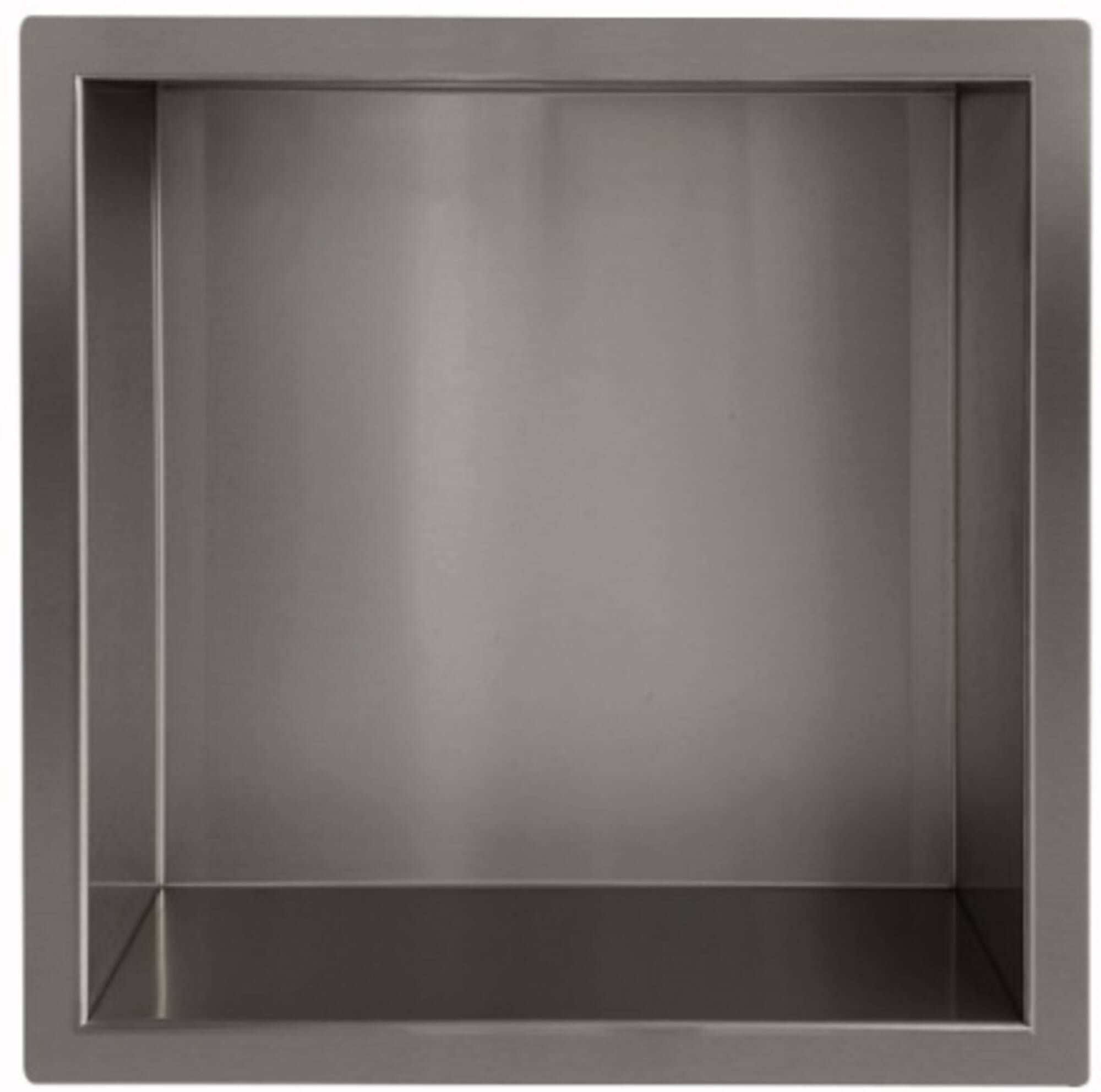 Saqu Shine inbouwnis 30x30x10 cm gunmetal pvd-coating