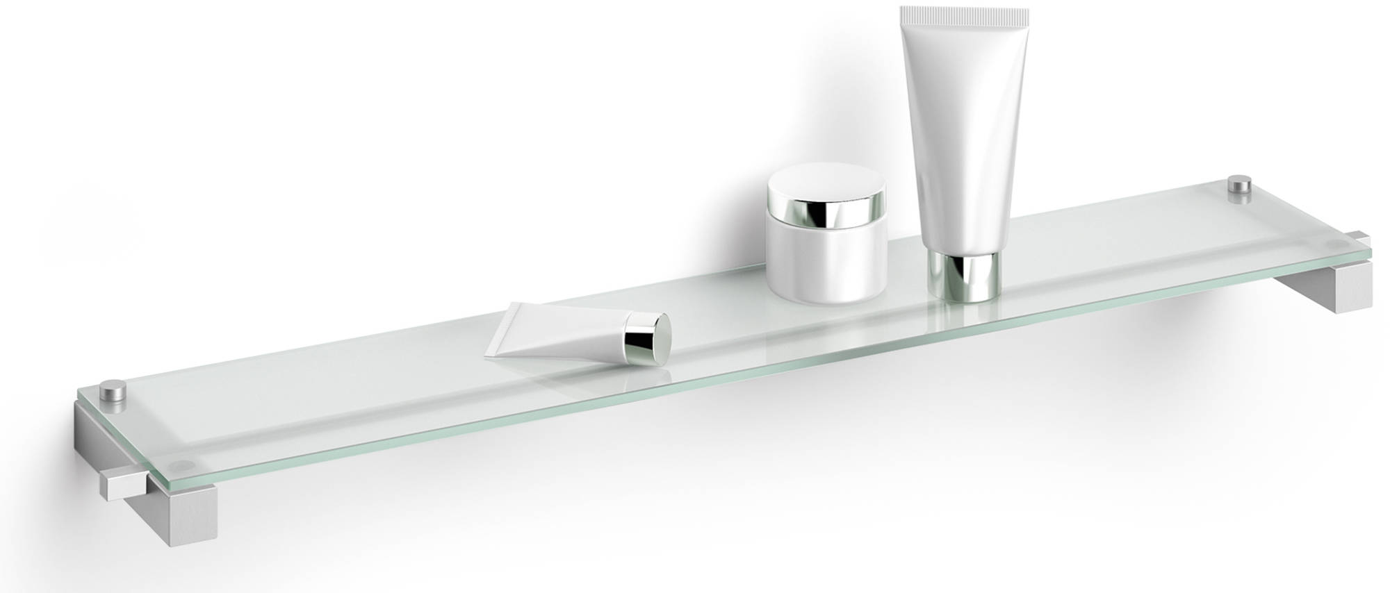 ZACK Carvo planchet 65,8x12x3,6cm geborsteld RVS