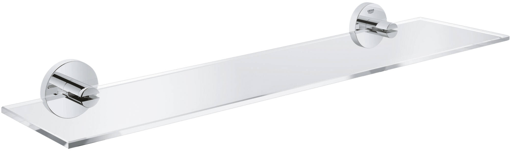 Grohe Start Planchet Mat Glas 53x14,5x5,4 cm Chroom