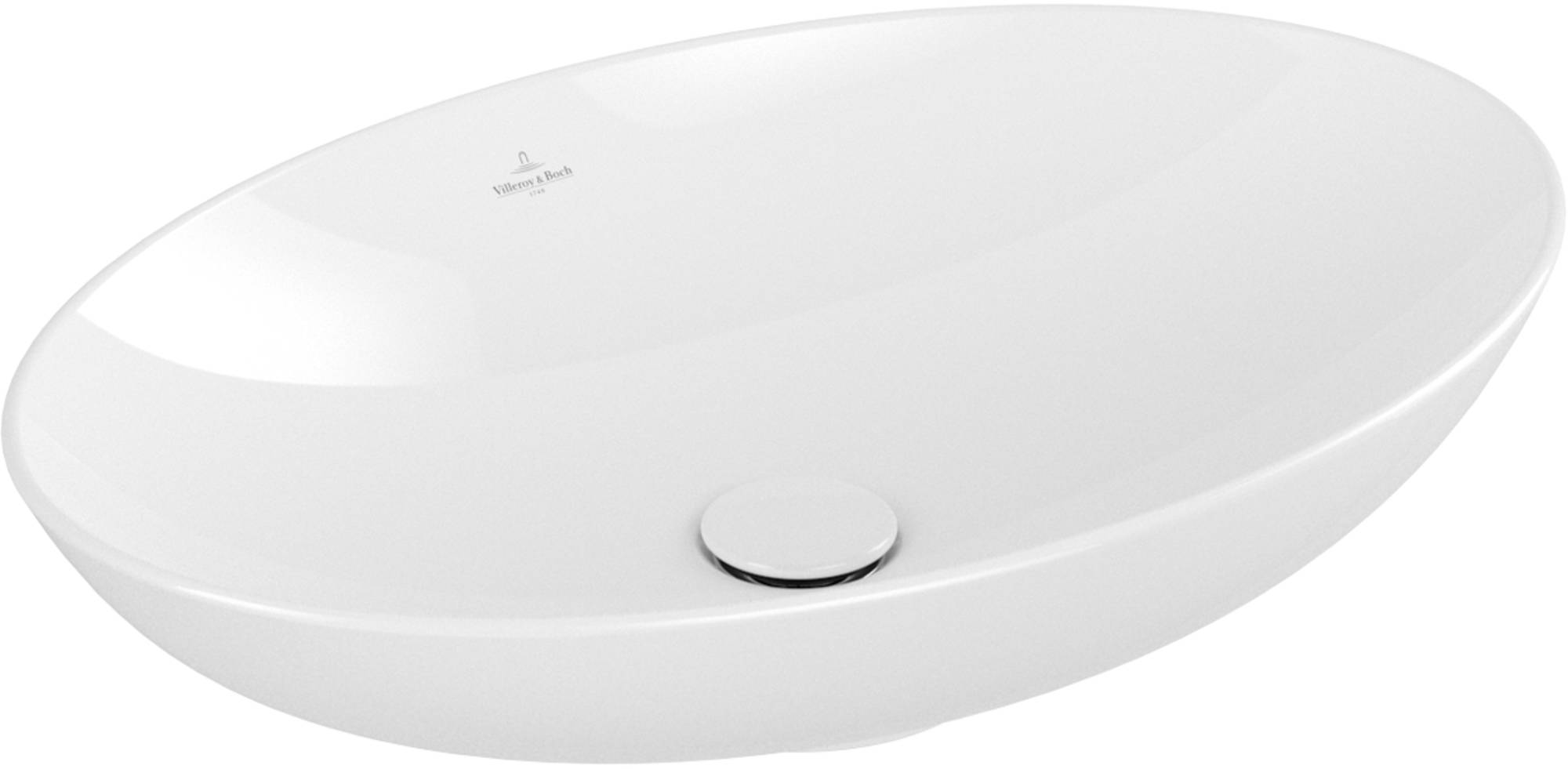 Villeroy & Boch Loop & Friends Opbouwkom 62x42x12 cm Wit Alpin