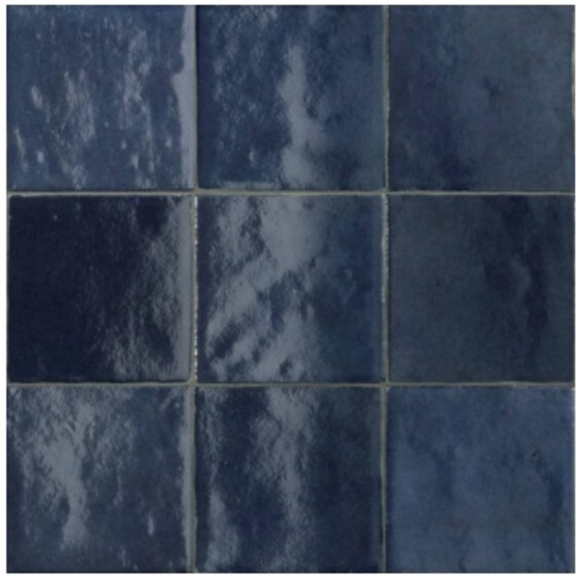 Wandtegel Marrokaans blauw Marazzi Zellige 10x10cm China glans