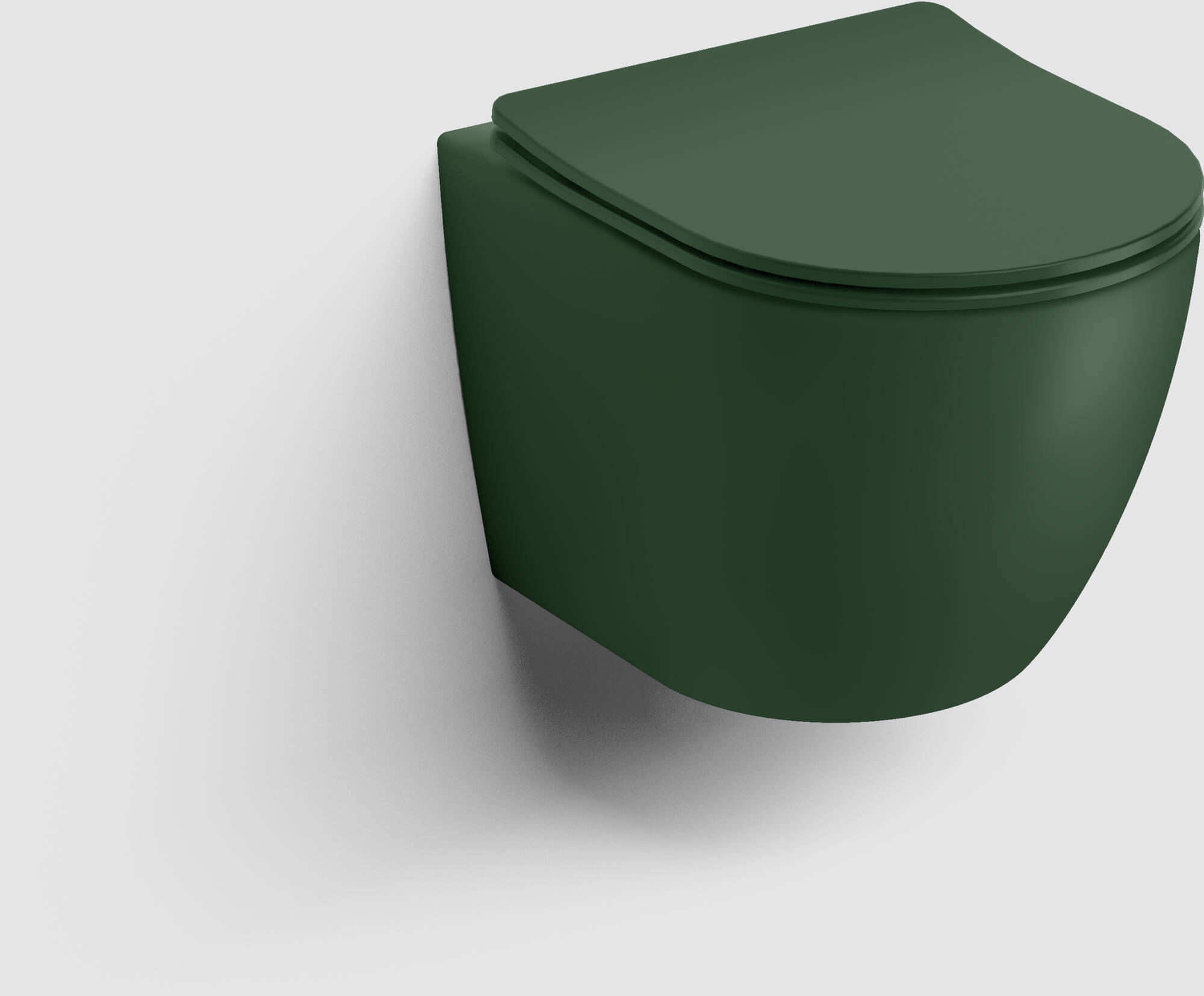 Clou InBe 3 WC-Pack Softclose Quick Release 36x49x38 cm Mat Pijnboom Groen
