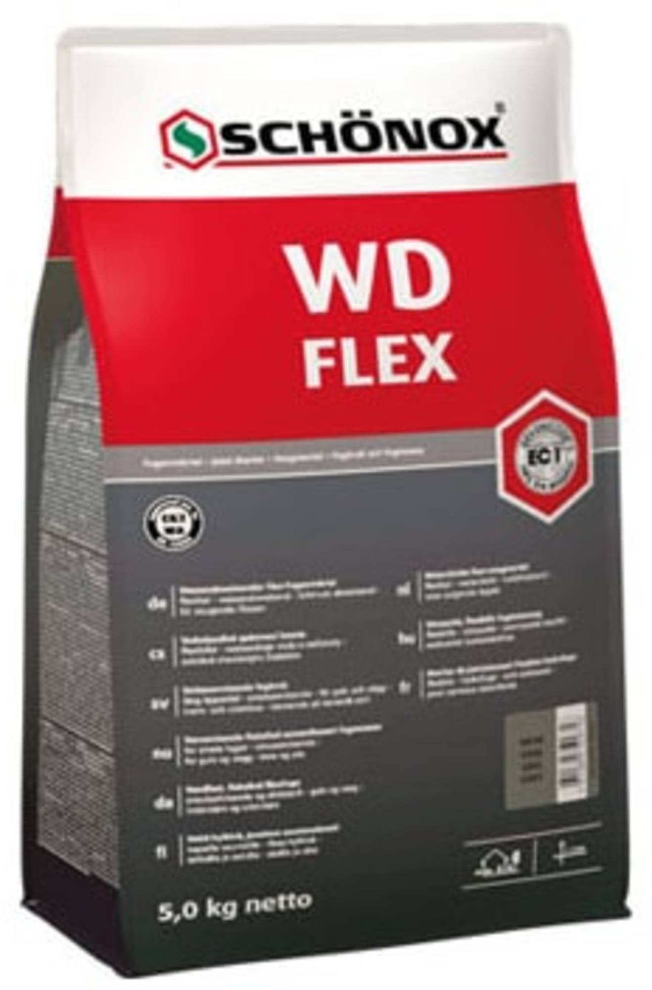 Schonox Wd Flex Waterafstotende Flexibele Cementvoeg Antraciet 5kg