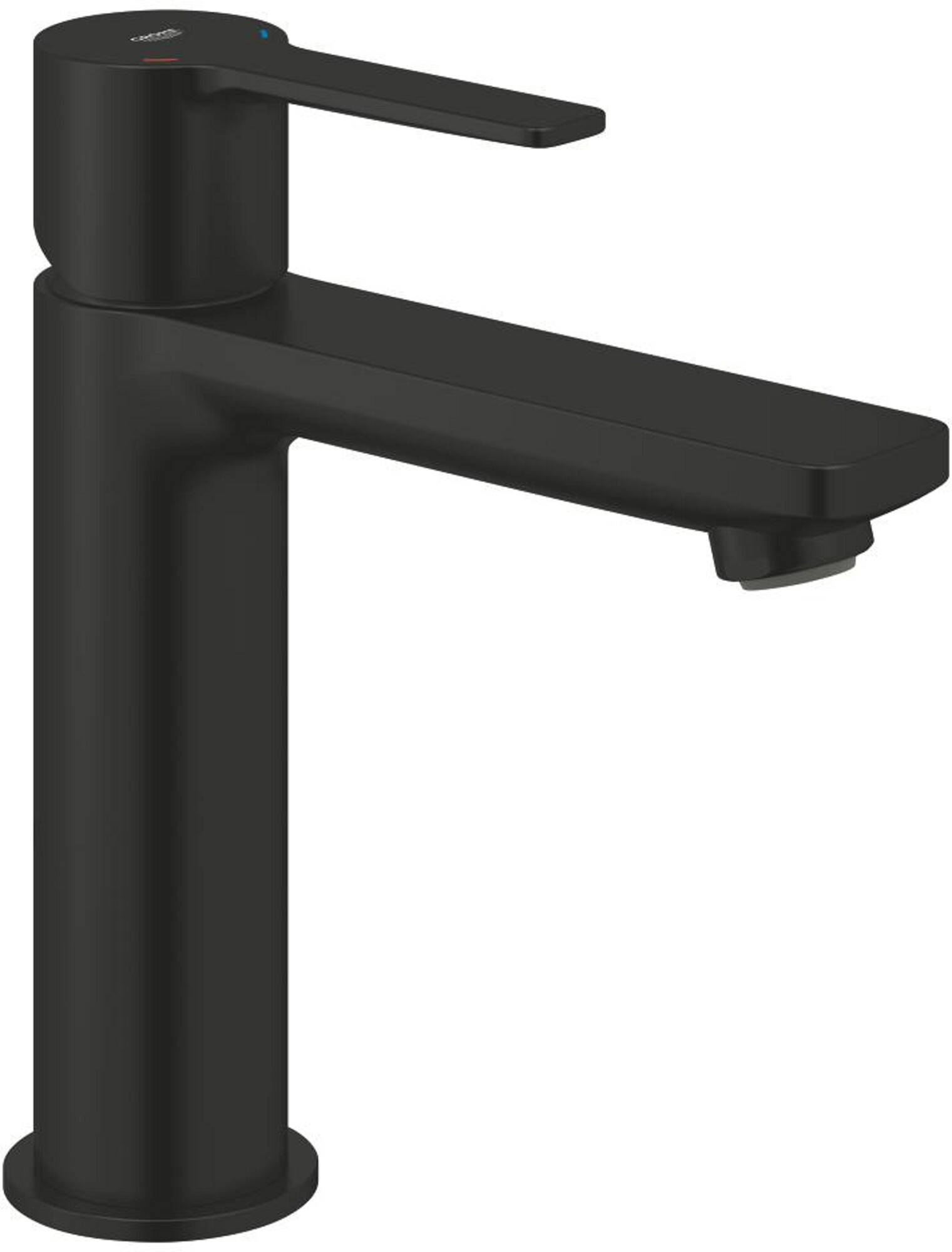 Grohe Lineare New wastafelkraan met koude start matte black